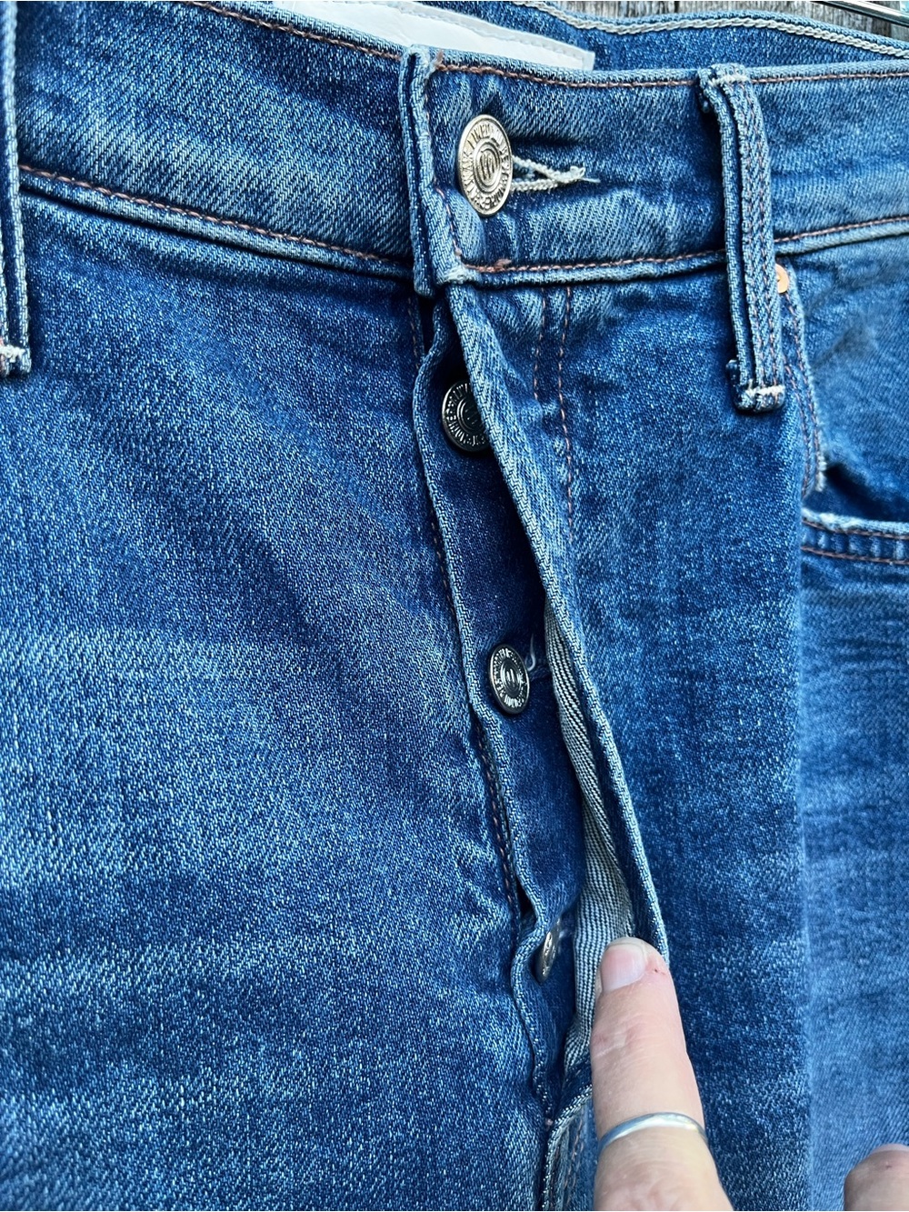 Mother Superior The Tomcat Jeans Denim  Kneeling On Stones 30 - Picture 11 of 15